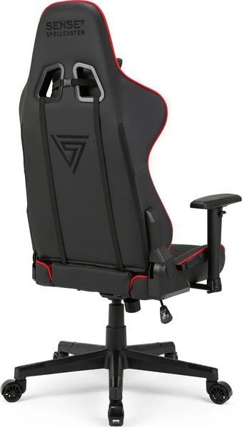 Компьютерное кресло для геймера Sense7 Spellcaster Black/Red 018800 фото