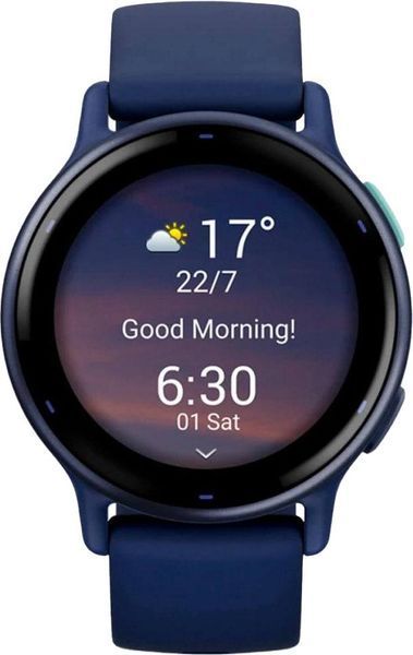 Смарт-часы Garmin vivoactive 5 Metallic Navy Aluminum Bezel with Navy Case and Silicone Band (010-02862-12/52) 035123 фото