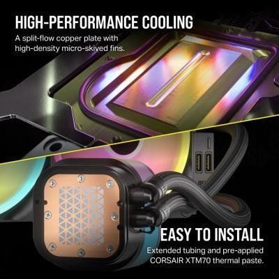 Водяное охлаждение Corsair iCUE LINK H170i RGB (CW-9061004-WW) 014121 фото