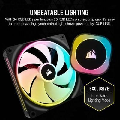 Водяное охлаждение Corsair iCUE LINK H170i RGB (CW-9061004-WW) 014121 фото