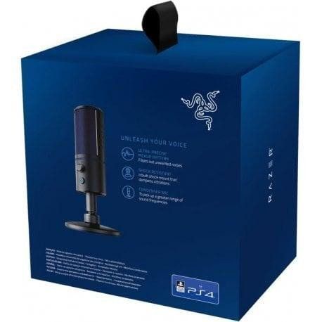 Микрофон для ПК/ стриминга, подкастов Razer Seiren X PS4 Black/Blue (RZ19-02290200-R3G1) 024309 фото