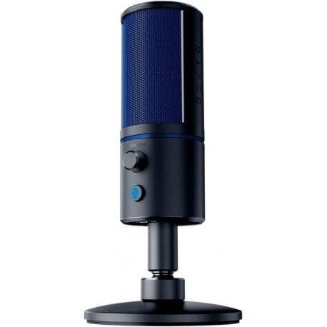 Микрофон для ПК/ стриминга, подкастов Razer Seiren X PS4 Black/Blue (RZ19-02290200-R3G1) 024309 фото