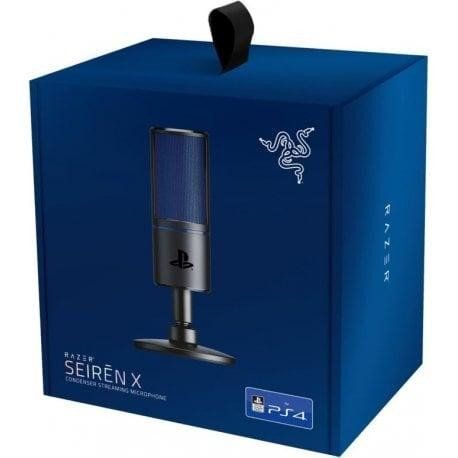 Микрофон для ПК/ стриминга, подкастов Razer Seiren X PS4 Black/Blue (RZ19-02290200-R3G1) 024309 фото