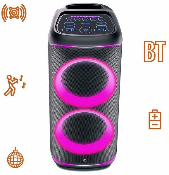 Power Audio MANTA Nova MASPK1002B400 Мікрофон для караоке Чорний 2144319 фото