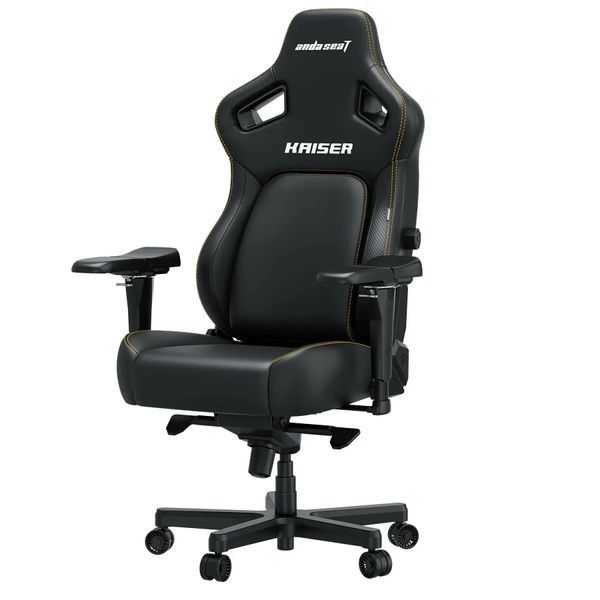 Компьютерное кресло для геймера Anda Seat Seat Kaiser 4 L Eco-Skin Black 572755 фото