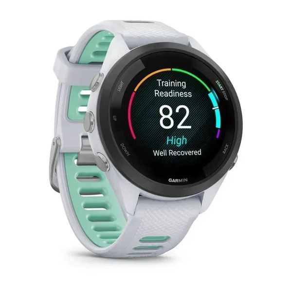 Смарт-часы Garmin Forerunner 265S Black Bezel w. Whitestone Case and Whitestone/Neo Tropic S. Band (010-02810-04/14/54) 613069 фото