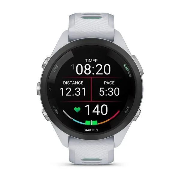 Смарт-часы Garmin Forerunner 265S Black Bezel w. Whitestone Case and Whitestone/Neo Tropic S. Band (010-02810-04/14/54) 613069 фото