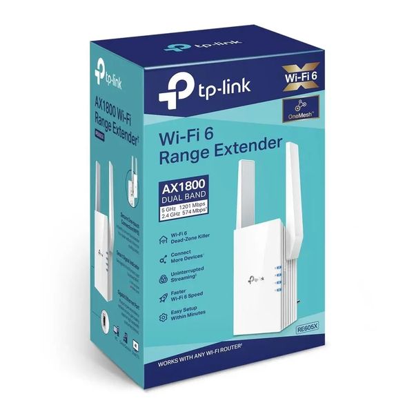 Повторювач Wi-Fi TP-Link RE605X 348850 фото