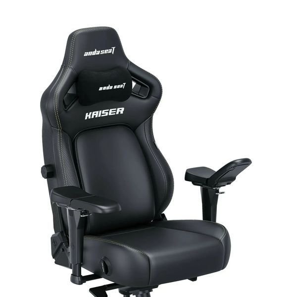 Компьютерное кресло для геймера Anda Seat Seat Kaiser 4 L Eco-Skin Black 572755 фото