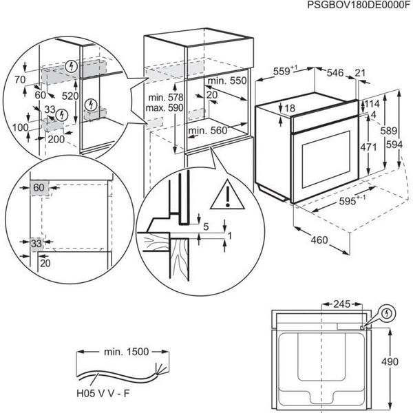 Духовка електрична AEG BSK999330T 011587 фото