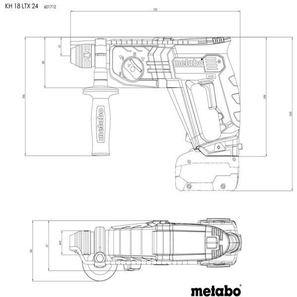 Перфоратор Metabo KH 18 LTX 24 (601712510) 034851 фото
