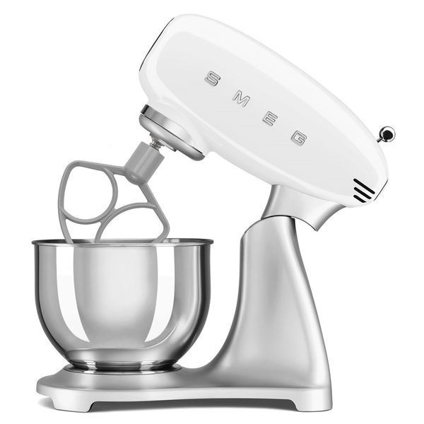 Планетарный кухонный комбайн SMEG SMF04WHEU 800W Бело-стальной 1238890 фото