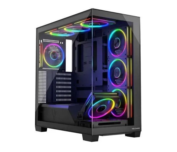 Корпус Modecom Volcano Stellar ARGB MIDI 8F Black (AT-STELLAR-8F-ARGB-10) 615349 фото
