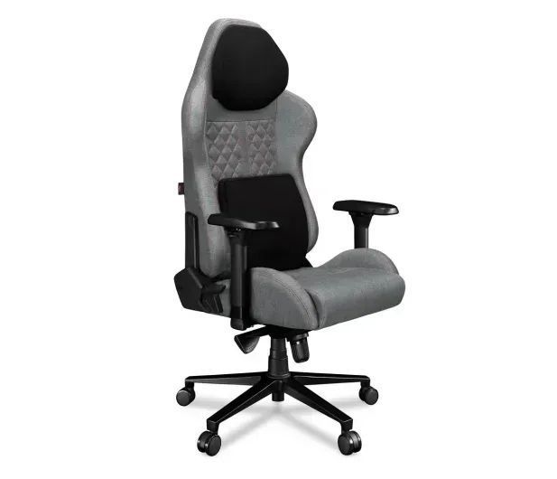 Компьютерное кресло для геймера Yumisu 2050 Magnetic Light Gray/Red Mesh (Y-2050F-LR-M) 615263 фото