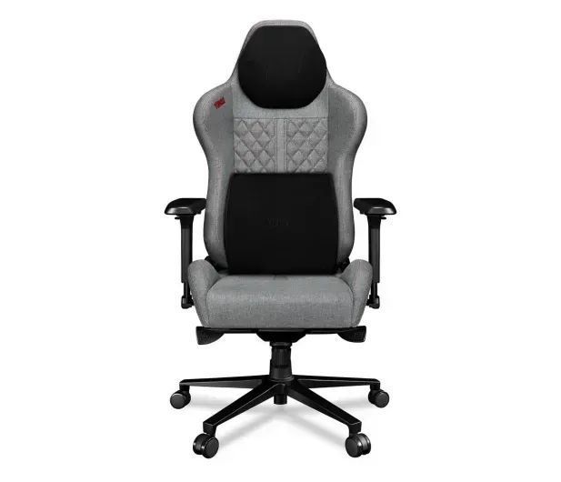 Компьютерное кресло для геймера Yumisu 2050 Magnetic Light Gray/Red Mesh (Y-2050F-LR-M) 615263 фото