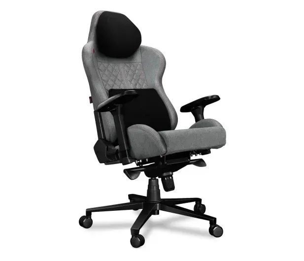 Компьютерное кресло для геймера Yumisu 2050 Magnetic Light Gray/Red Mesh (Y-2050F-LR-M) 615263 фото