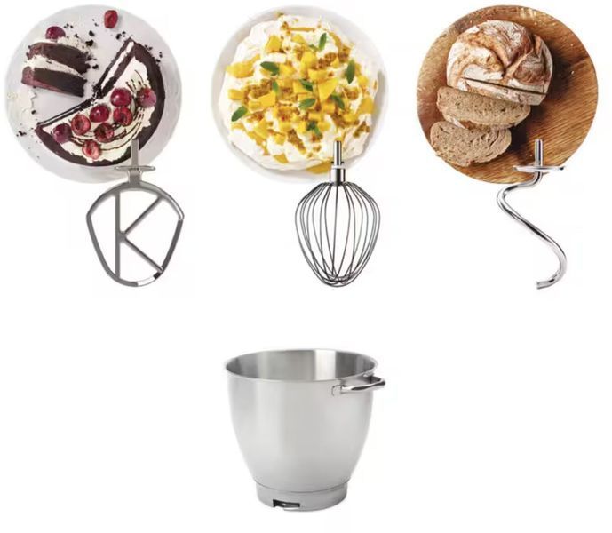 Кухонний планетарний комбайн KENWOOD KVL87.003BK Chef XL Pro Чорний, 1700 Вт, потужний і тихий двигун 2133251 фото