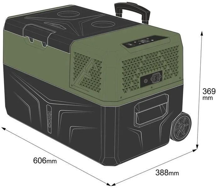 Портативний холодильник Yeticool Yolco BCX30 Green 597781 фото
