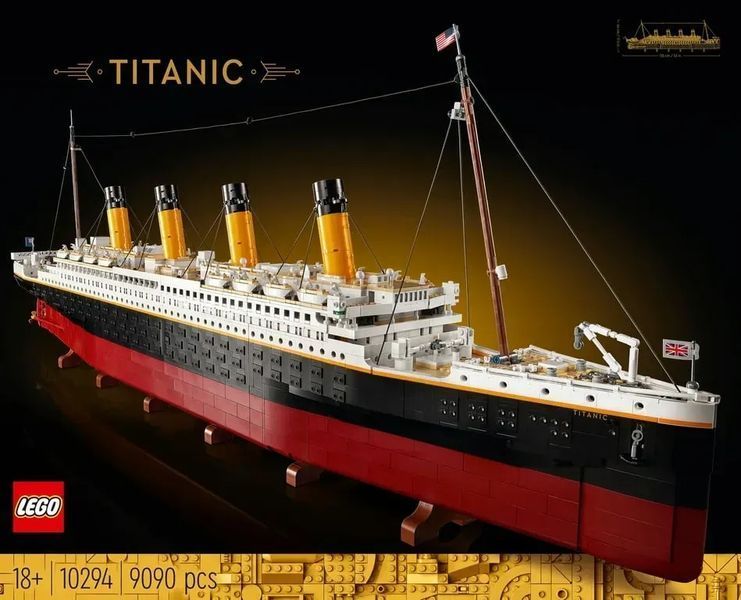 Блочный конструктор LEGO Icons Титаник (10294) 613540 фото