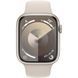 Смарт-годинник Apple Watch Series 9 GPS 41mm Starlight Aluminum Case w. Starlight Sport Band - S/M (MR8T3) 035023 фото 2
