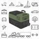 Портативний холодильник Yeticool Yolco BCX30 Green 597781 фото 23