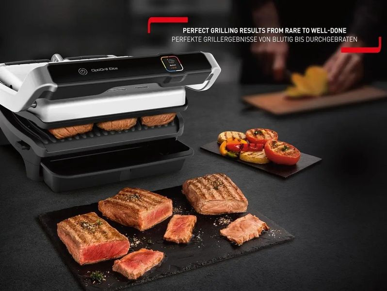 Электрогриль прижимной Tefal OptiGrill Elite GC750D30 290241 фото