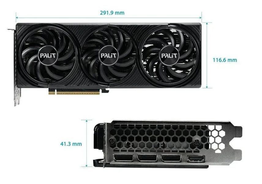 Відеокарта Palit GeForce RTX 5070 Infinity 3 (NE75070019K9-GB2050S) 577644ua фото
