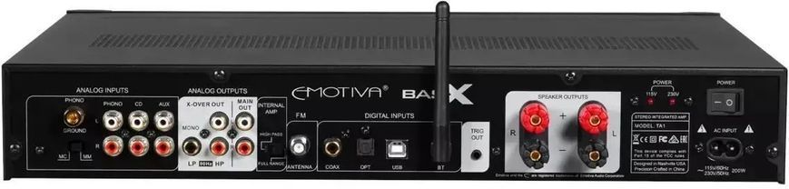 Стерео ресивер с ЦАП Emotiva BasX TA1 Black 610855 фото