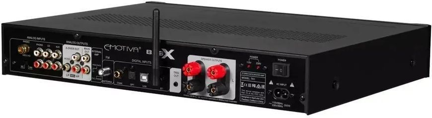 Стерео ресивер с ЦАП Emotiva BasX TA1 Black 610855 фото
