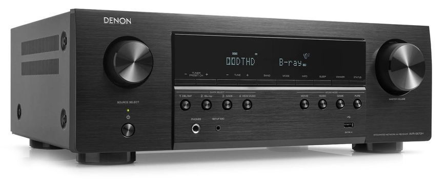AV-ресивер DENON AVR-S670H Чорний 5.2-канальний, 8K, DTS HD Master Audio, Bluetooth, AirPlay2, Wi-Fi, Multiroom HEOS 594525 фото