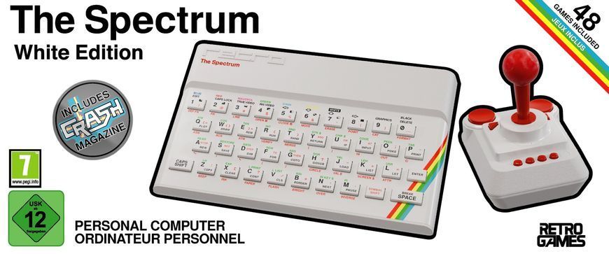 Консоль PLAION Retro The Spectrum Білий 2113587 фото