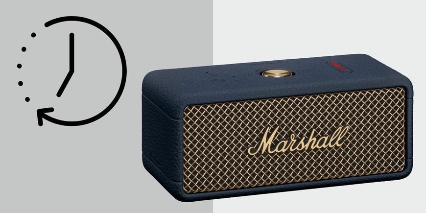 Мобільна колонка MARSHALL Emberton III, батарея 32 год, IP67, мікрофон, звук 360&deg;, додаток, синій 2084174 фото