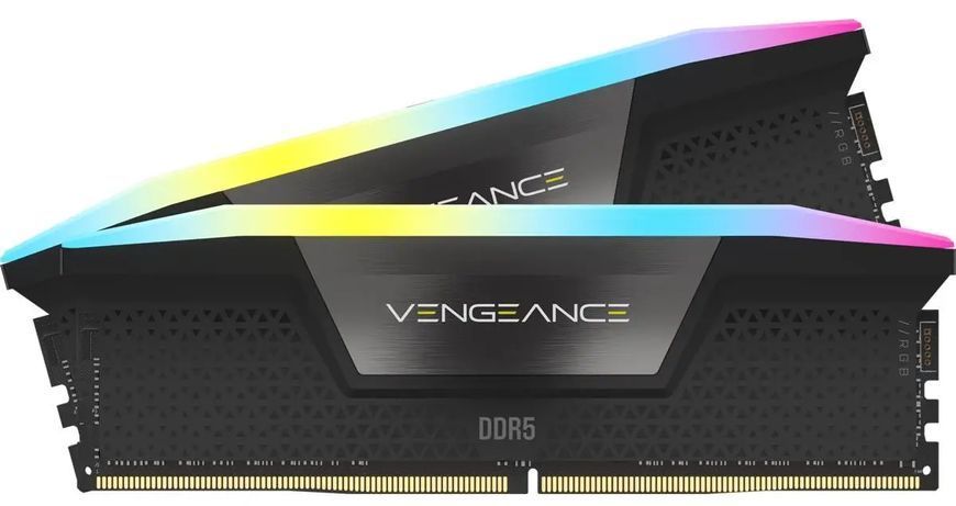 Память для настольных компьютеров Corsair 64GB (2x32GB) 6000MHz CL40 Vengeance RGB AMD Expo 026549 фото