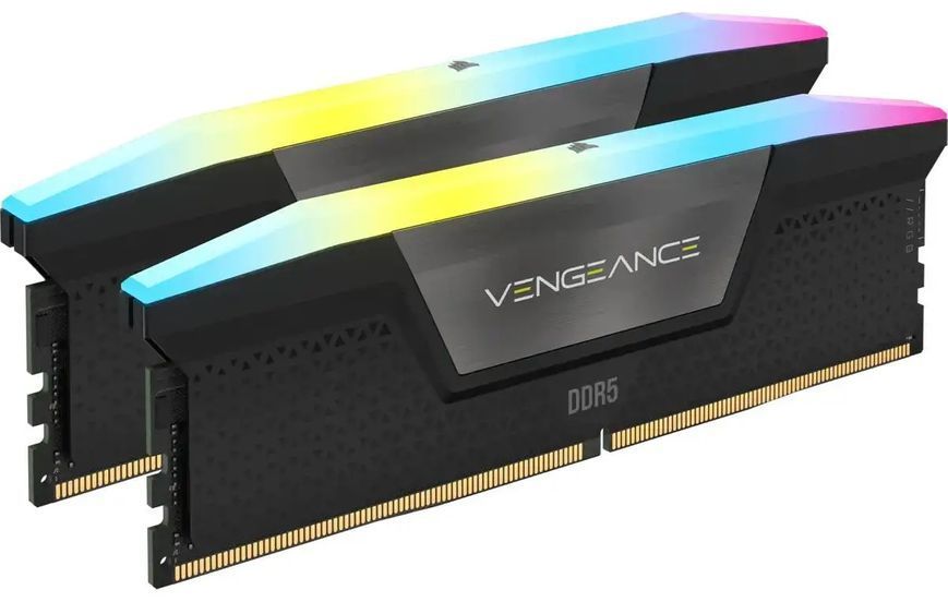 Память для настольных компьютеров Corsair 64GB (2x32GB) 6000MHz CL40 Vengeance RGB AMD Expo 026549 фото