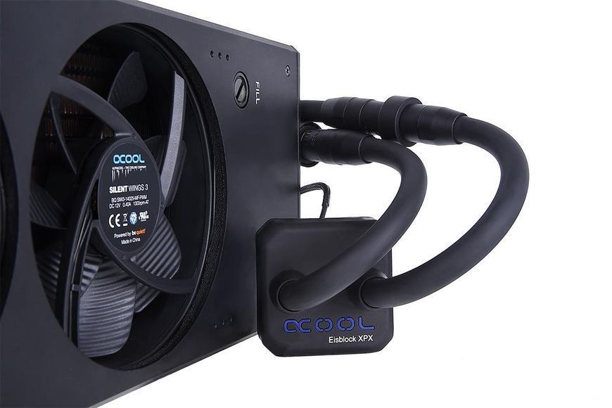 Водяне охолодження Alphacool Eisbaer Extreme Liquid 280 Black Edition (11594) 014171 фото