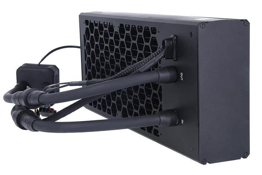 Водяне охолодження Alphacool Eisbaer Extreme Liquid 280 Black Edition (11594) 014171 фото