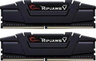 Пам'ять для настільних комп'ютерів G.Skill 64 GB (2x32GB) DDR4 2666 MHz Ripjaws V (F4-2666C19D-64GVK) 026484 фото