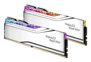 Пам'ять для настільних комп'ютерів G.Skill 32 GB (2x16GB) DDR5 6400 MHz Trident Z5 Royal Neo Silver (F5-6400J3039G16GX2-TR5NS) 571544 фото