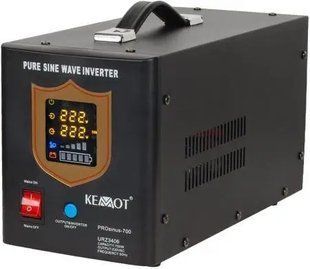 Гібридне ДБЖ/інвертор Kemot PROsinus 700 12V/230V (URZ3406B) 013276 фото