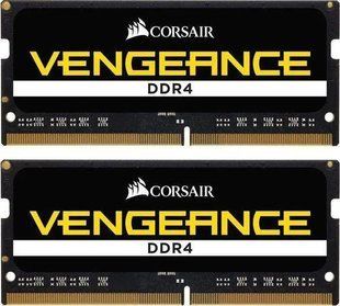 Пам'ять для ноутбуків Corsair 16 GB (2x8GB) SO-DIMM DDR4 2666 MHz Vengeance (CMSX16GX4M2A2666C18) 441577 фото