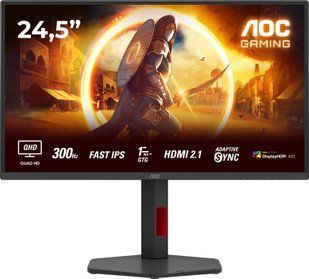 Монитор AOC Q25G4SR 24.5" 2560x1440px IPS 300Hz 0.3 мс [MPRT] 2092940 фото