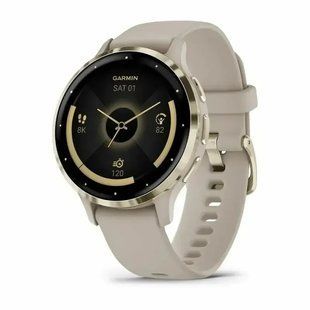 Смарт-часы Garmin Venu 3S Soft Gold S. Steel Bezel w. French Gray Case and S. Band (010-02785-02/52) 612682 фото