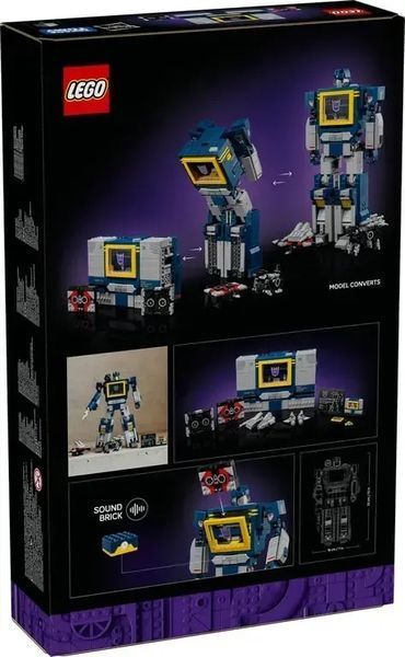 Блочный конструктор LEGO Icons Трансформеры: Саундвейв (10358) 613445 фото