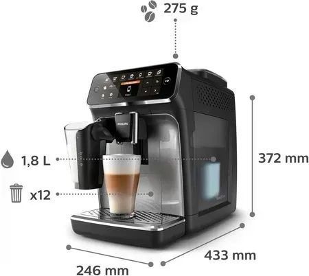 Кавомашина автоматична Philips Series 4300 EP4346/70 485942ua фото