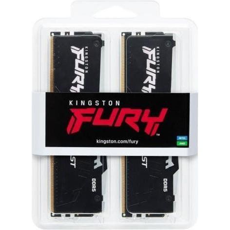 Память для настольных компьютеров Kingston FURY 64GB (2x32GB) DDR5 5600MHz Beast RGB EXPO (KF556C36BBEAK2-64) 033838 фото