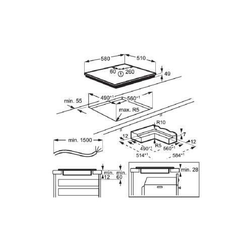 Варильна поверхня електрична Electrolux KIV634I 007155 фото