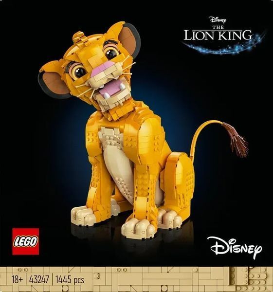 Блочный конструктор LEGO Disney Юный король Лев Симба (43247) 613387 фото