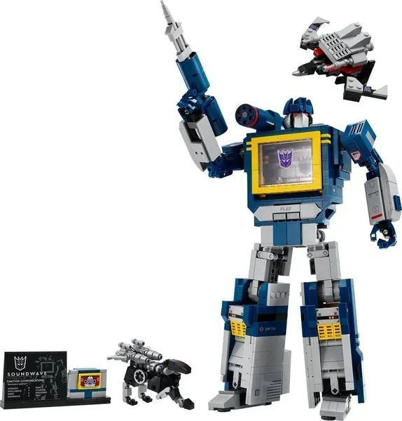 Блочный конструктор LEGO Icons Трансформеры: Саундвейв (10358) 613445 фото