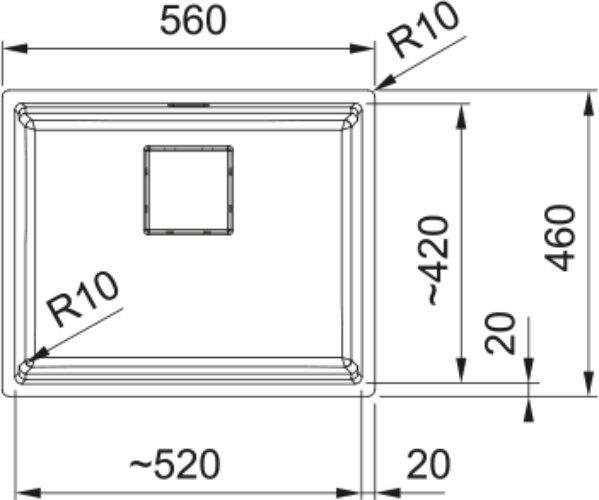 Мийка одночашова FRANKE Kanon KNG PRO 110-52 125.0749.664 Onyx 46x56 2125149 фото