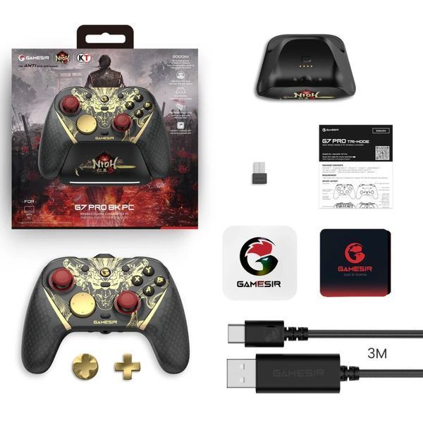 Контролер GAMESIR G7 Pro 8K PC Nioh 3 Edition чорно-золотий 2129635 фото
